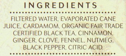 Third Street Chai, Authentic Chai, 32-Ounce Plastic Bottles (Pack of 6) N16