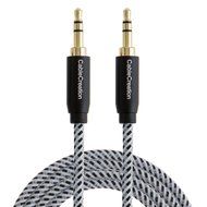 CableCreation 3.3-Feet 3.5mm Braided audio cable, Male to Male Stereo Aux Cable with Premium Metal, for Smartphones... N4