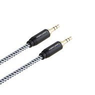 CableCreation 3.3-Feet 3.5mm Braided audio cable, Male to Male Stereo Aux Cable with Premium Metal, for Smartphones... N5