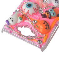 Spritech(TM) 3D Handmade Crystal Phone Case for Motorola Droid Turbo,Helloween Style Monster Pumpkin Design Smartphone... N15