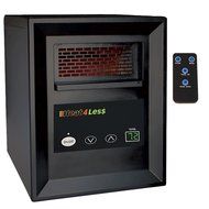 Heat4Less 1000 Sqft. Electric Infrared Home Heater Limited Lifetime Warranty 30 Day Money Back Guarantee w/ Remote...