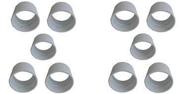 5 Central Vacuum Cleaner Inlet White Low Voltage ZVac Fittings For All Central Vacuum SystemsIncluding: Electrolux... N40