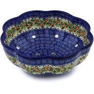 Ceramika Bona H0771H Polish Pottery Ceramic Colander Hand Painted, 9-Inch