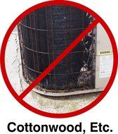 Outside Air Conditioner Filter Screen - Condenser Maintenance Helps to Protect from Leaves, Animal Hair, and Grass... N3