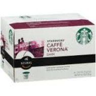 Starbucks, Single Serve K-Cup Coffee, 4.2oz Box (Pack of 3) (Choose Flavors) (Caffe Verona Dark)