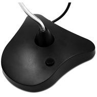 Portable Flexible Neck USB Fan with LED Clock Display Cooling Office Desk Table Electric Clock Fan with Stand... N6