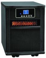 Comfort Zone Black Finish Fan-Forced Digital Infrared Quartz Heater CZ2011B
