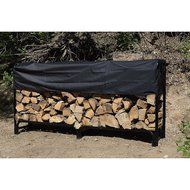 Roughneck Covered Firewood Rack - 4ft.L, Model# 90350
