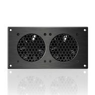 AC Infinity AIRPLATE S7, Quiet Cooling Fan System 12" with Speed Control, for Home Theater AV Cabinets N3