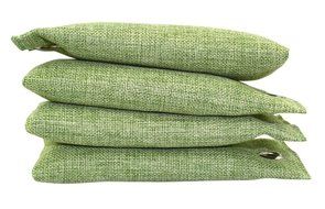 Natural Bamboo Charcoal Shoe Deodorizer Bags (Set of 4), Absorb Moisture and Odor Naturally in Shoes and Small... N2