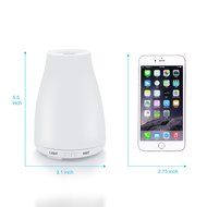 Upgrade Essential Oil Diffuser, GREEN JUNGLE 7 Color LED lights 100 mL Ultrasonic Portable Aromatherapy Cool Mist... N4