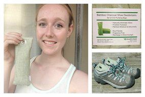 Natural Bamboo Charcoal Shoe Deodorizer Bags (Set of 4), Absorb Moisture and Odor Naturally in Shoes and Small... N5