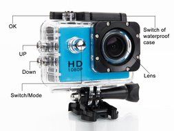 CXTX WIFI Wireless Mini 1080P HD 30-Meter Waterproof Sports DV Full 2.0&quot; LCD 170&deg; Wide Angle Lens Video outdoor...
