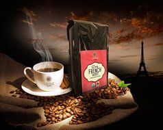 Ladybug Goodies, Organic Coffee Beans, French Roast, Whole Bean, Fair Trade Certified, Dark Roast Coffee, 100%... N3