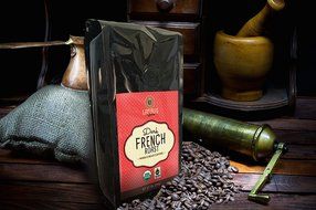 Ladybug Goodies, Organic Coffee Beans, French Roast, Whole Bean, Fair Trade Certified, Dark Roast Coffee, 100%... N4