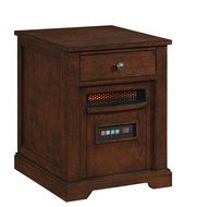 Portable Infrared Quartz Heater with Drawer, Cherry N2
