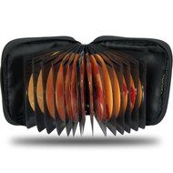 32 Capacity CD / DVD Wallet, 230D Space Twill Cover, Various Colors - Blue N4