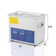 OrangeA Ultrasonic Cleaner Ultrasonic Cleaner Solution Heated Ultrasonic Cleaner 15L for Jewelry Watch Cleaning... N3