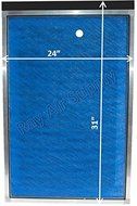 Dynamic Air Cleaner Replacement Filter Pads 24 x 31 Refills (3 Pack)