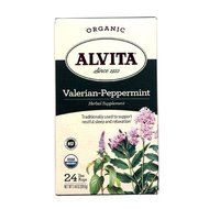 Alvita Tea, Organic Valerian Peppermint, 24 Count