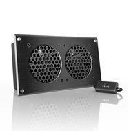 AC Infinity AIRPLATE S7, Quiet Cooling Fan System 12&quot; with Speed Control, for Home Theater AV Cabinets N5