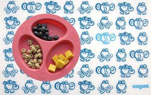 oogaa Silicone Placemat, Blue N17