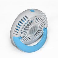 GaGa MILANO 5-inch Mini Quietness Desktop Fan Hand Hold And Support 3 Speed Cool Fan with USB Charge for Home... N7