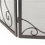 Pleasant Hearth FA995S Iris Scroll Fireplace Screen