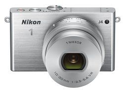 Nikon 1 J4 Digital Camera with 1 NIKKOR 10-100mm f/4.0-5.6 VR Lens (White) (Discontinued by Manufacturer) N21