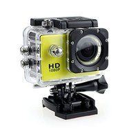 DLPIN&reg; Orignal SJ4000 HD 1080P Bicycle Helmet Sports DV Action Waterproof Car Camera (Yellow)