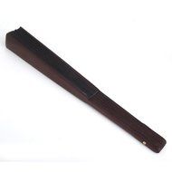 WINOMO Men Portable Folding Bamboo Hand Fan Wedding Party Gift (Black) N8