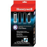 2 Pack Household Odor and Gas Reducing K Pre-Filter, Traps Dust, Lint &amp; Fur