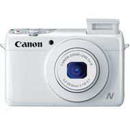 Canon PowerShot N100 HS 12.1MP Digital Camera - Wi-Fi Enabled (White)