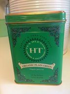 Harney and Sons HT ORGANIC PLAIN GREEN Tea 20 ct tea tin