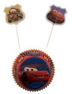 Wilton 415-6660 Combo Pack Cars Baking Cups and Pick