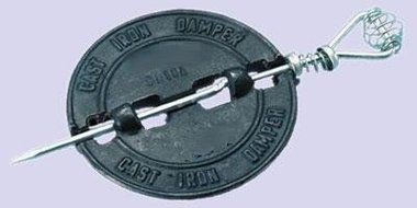 Chimney 31330 Cast-Iron Stovepipe Damper - 7 Inch