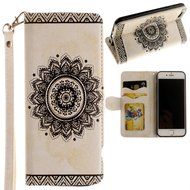 iPhone 6 Plus/6s Plus 5.5 Flower Wallet Case-Auroralove 3D Red iPhone 6 Plus/6s Plus 5.5 Classic Ethnic Mandala... N21