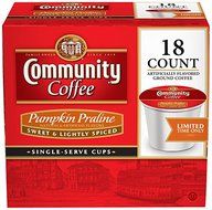 Community Coffee Pumpkin Praline Single-Serve Coffee, 18 Count N2