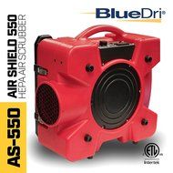 BlueDri AS-550 Blue Air Scrubber HEPA Air Filtration System Negative Air Machine Airbourne Air Cleaner HEPA Air... N5