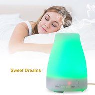 BATTOP Essential Oil Diffuser Aroma Humidifier With Cool LED Lights N9