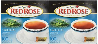 Red Rose Original Premium Blended Tea 100 ct (Pack of 2) N2