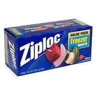 Ziploc Freezer Bags - 1 qt - 38 ct
