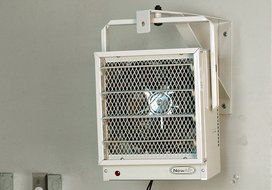 NewAir G73 Hardwired Electric Garage Heater, 17060 BTUs, Ivory N5