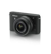 Nikon 1 J1 10.1 MP HD Digital Camera System with 10-30mm VR 1 NIKKOR Lens, 8 GB SD Card, and Case (White) N8
