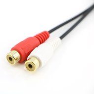 Pasow 3.5mm Stereo Male to 2RCA Male (Right and Left) RCA Audio Cable (30 Feet) N2