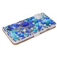Note 5 Case, Galaxy Note 5 Case,Yaheeda Premium PU Leather [3D Metal Accessory ] Bling Diamond Crystal [Card Slot... N21