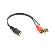 Pasow 3.5mm Stereo Male to 2RCA Male (Right and Left) RCA Audio Cable (30 Feet) N3