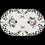 19" X 90" Wide Christmas Snowman and Packages on White Fireplace Mantle Scarf N8