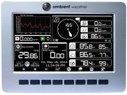 Ambient Weather WS-1200 Observer Solar Powered Wireless Weather Station with Solar Radiation and UV