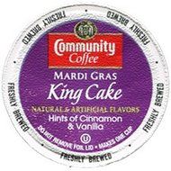 Community Coffee Mardi Gras King Cake K-Cups, 72 Count N2